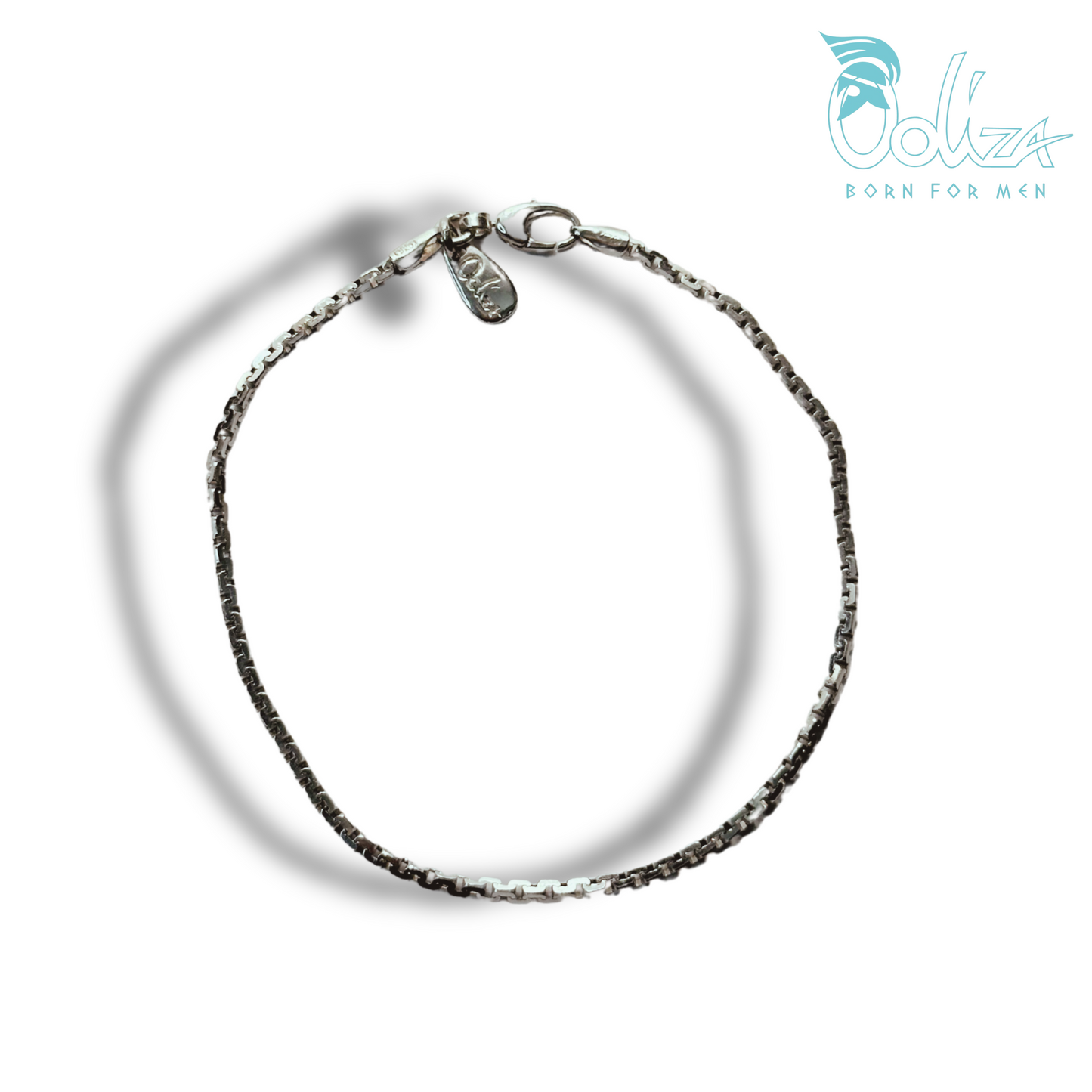 Bracciale Sottile Greca Rodio/Brunito