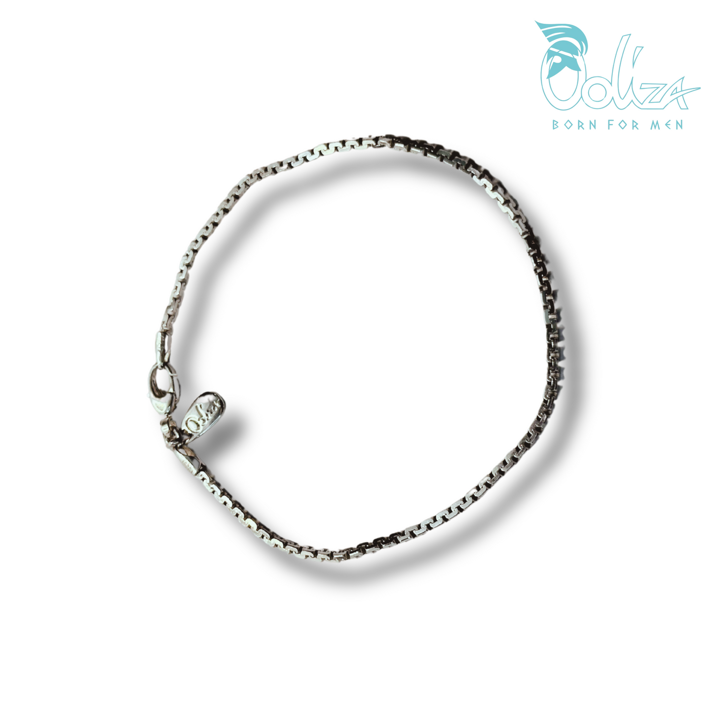 Bracciale Sottile Greca Rodio/Brunito