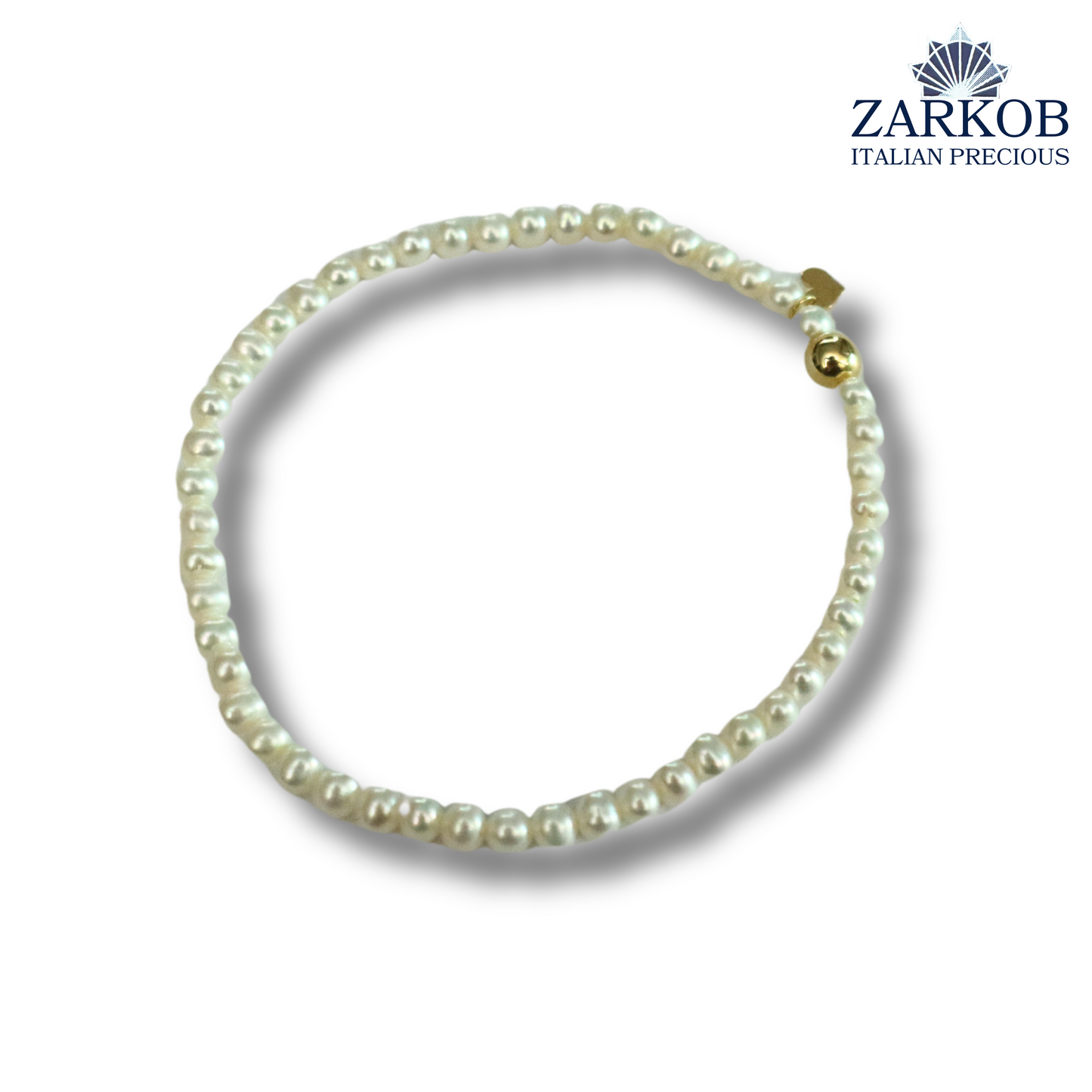 Bracciale Perle FW Cuore Oro 750 Elasticizzato
