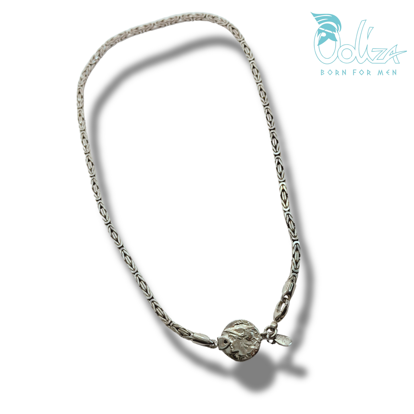 Collana Bizantina e Diamanti Neri con Medaglia Σ