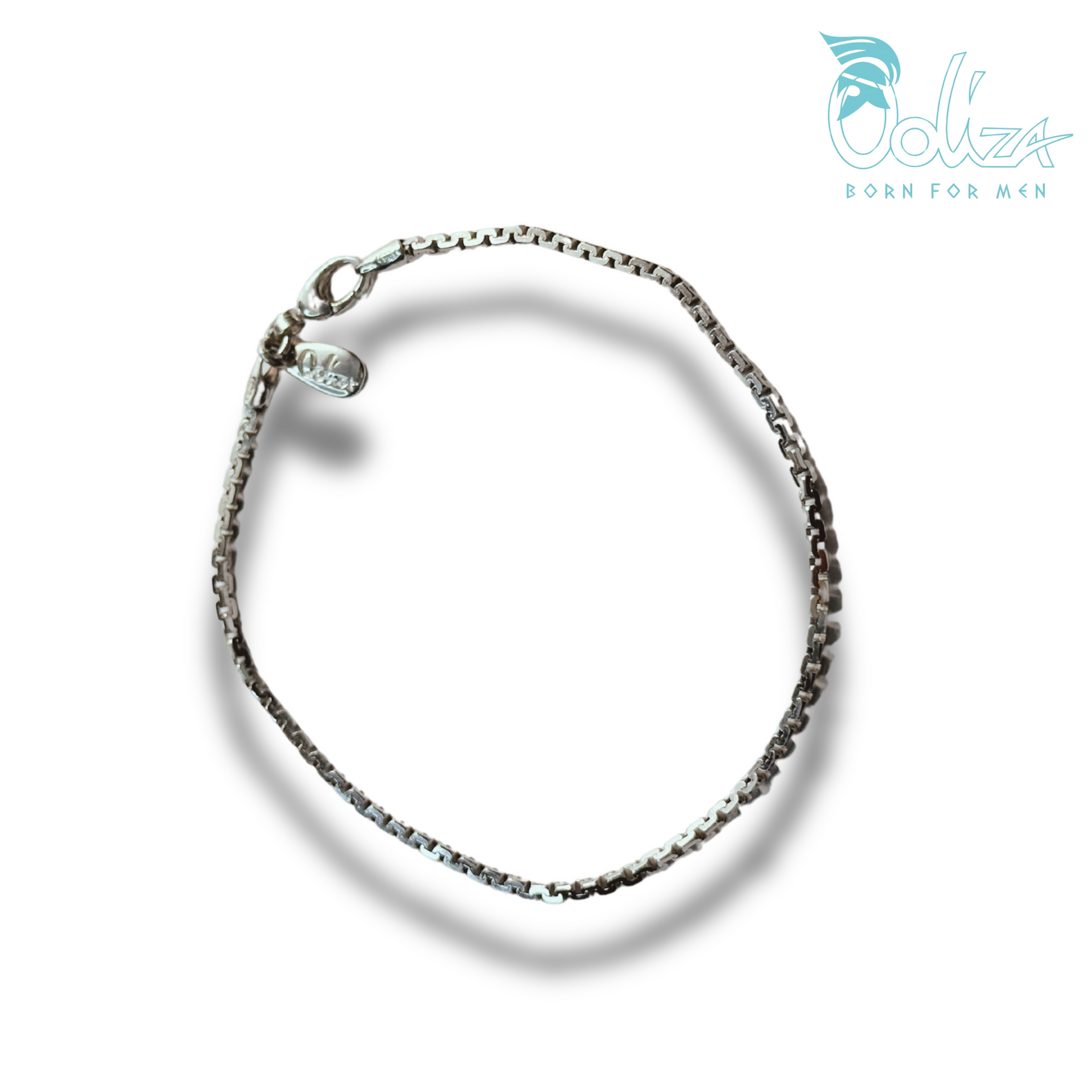 Bracciale Sottile Greca Rodio/Brunito