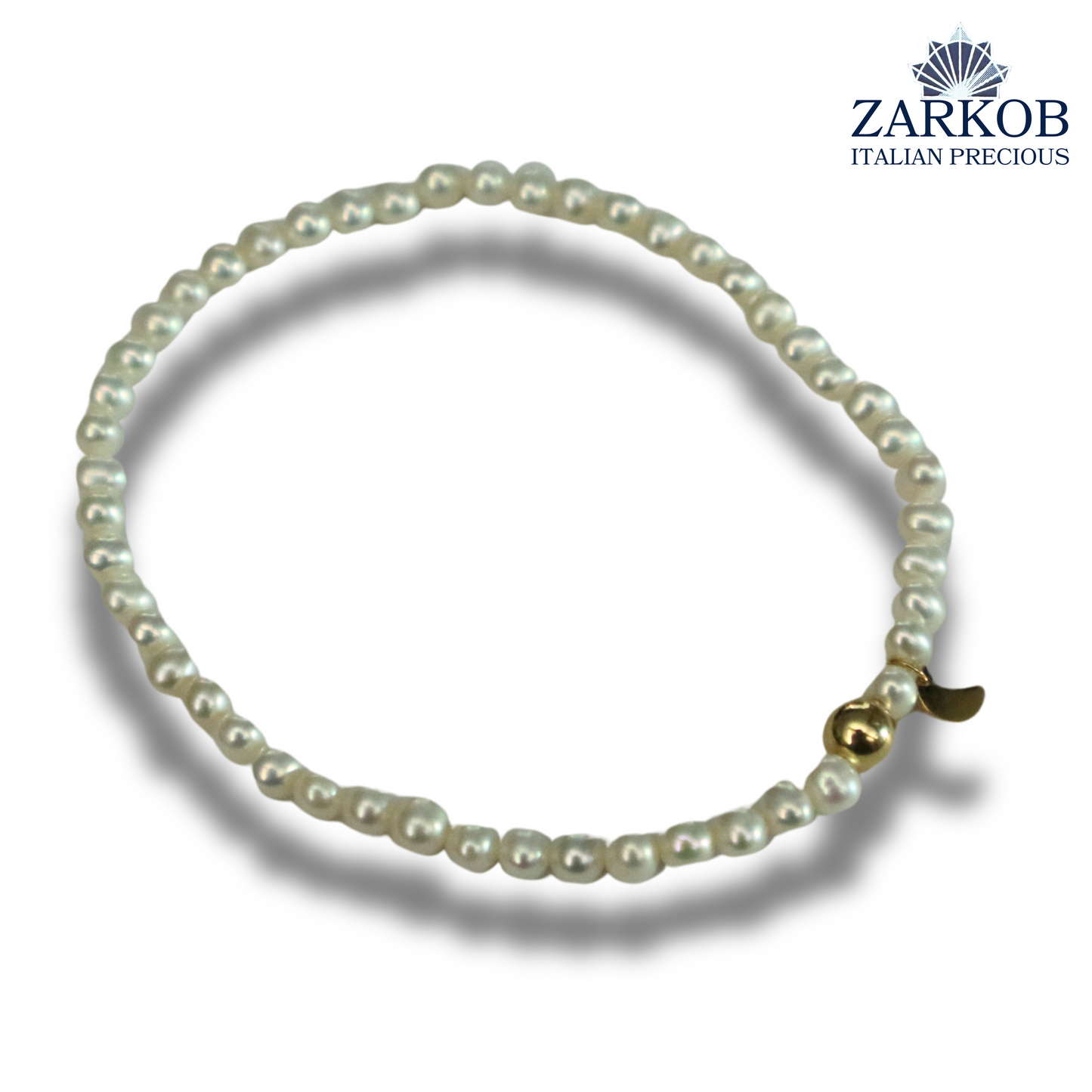 Bracciale Perle FW Luna Oro 750 Elasticizzato