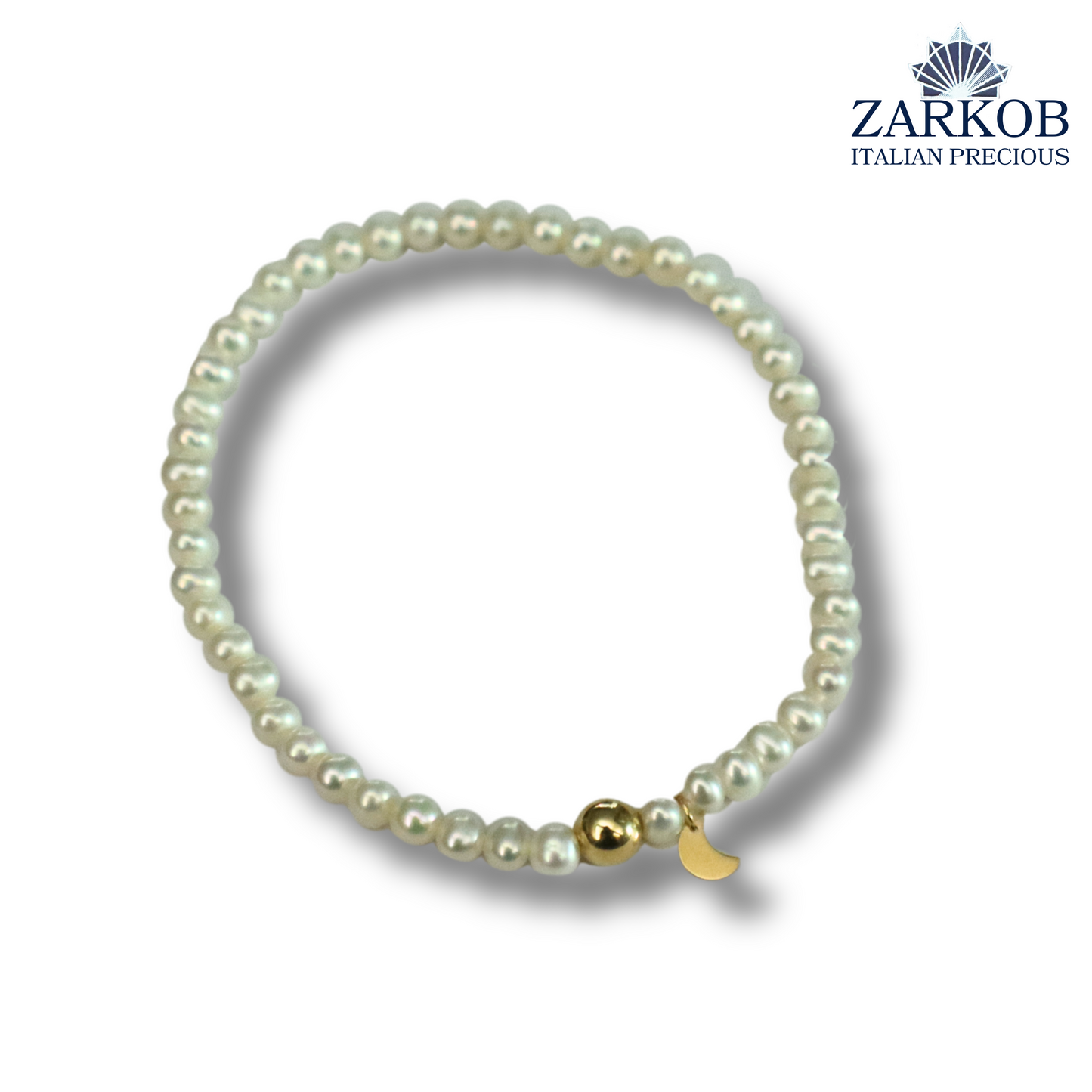 Bracciale Perle FW Luna Oro 750 Elasticizzato