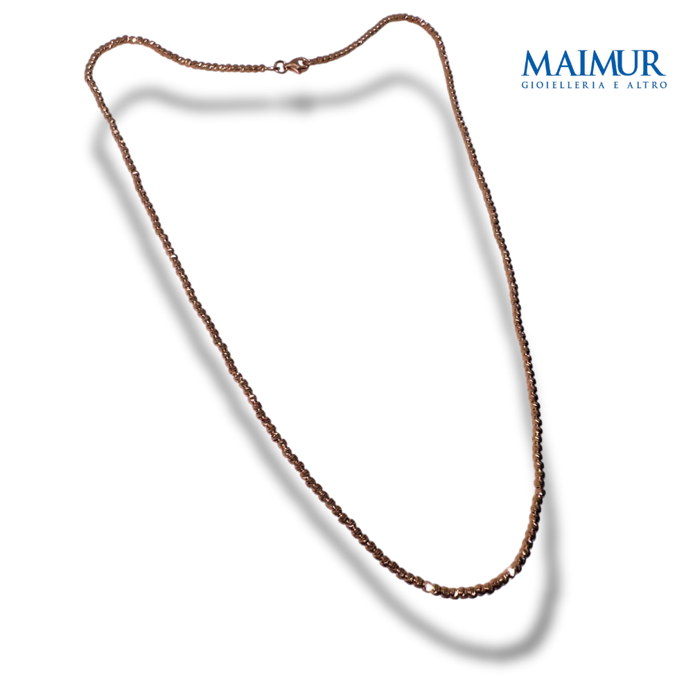 Collana Palline Flash 1 Colore Rose Gold