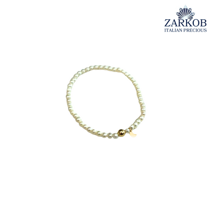 Bracciale Perle FW Stella Oro 750 Elasticizzato