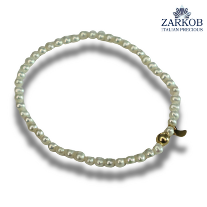 Bracciale Perle FW Luna Oro 750 Elasticizzato