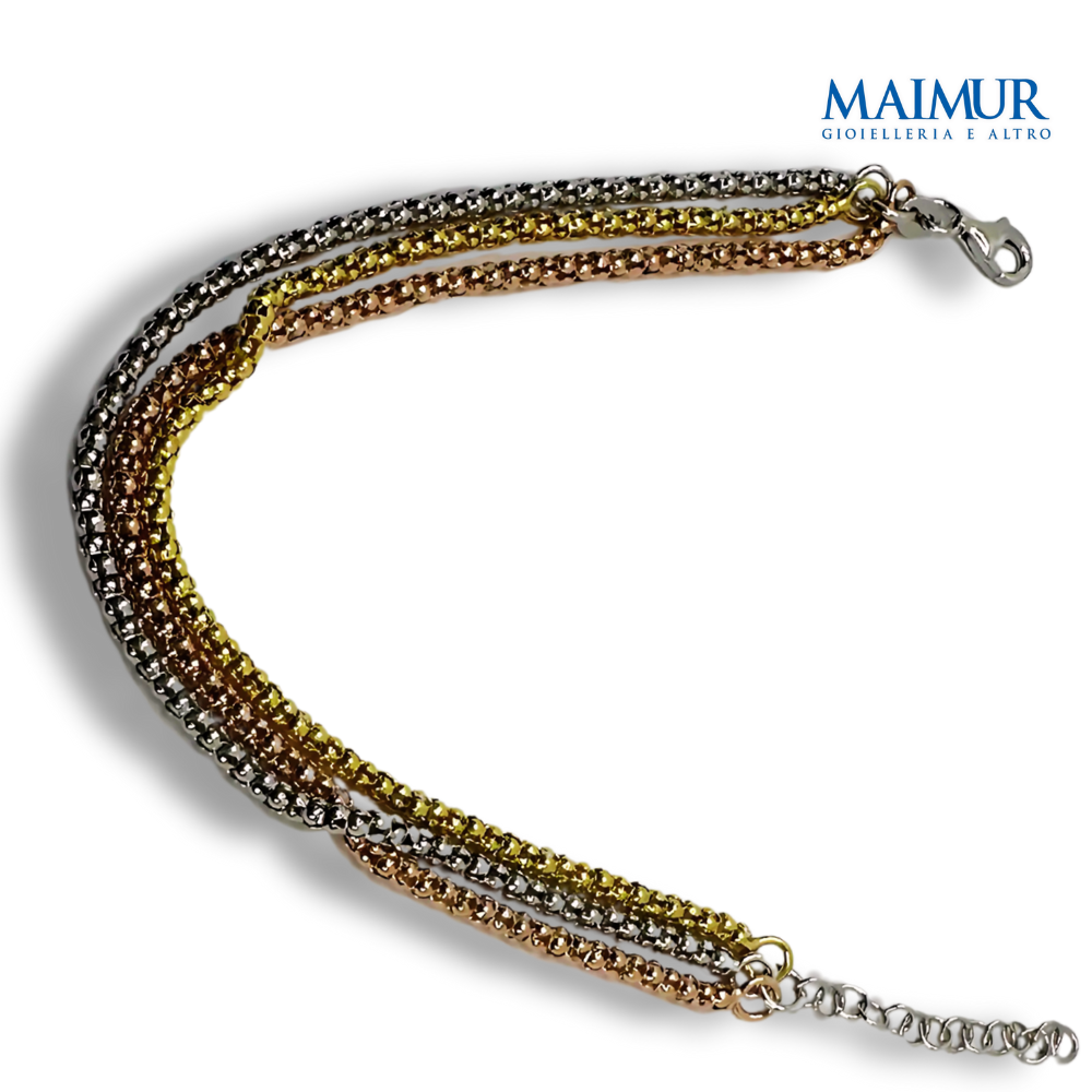 Bracciale Maimur ® 3 Colori Argento 925 Coreana